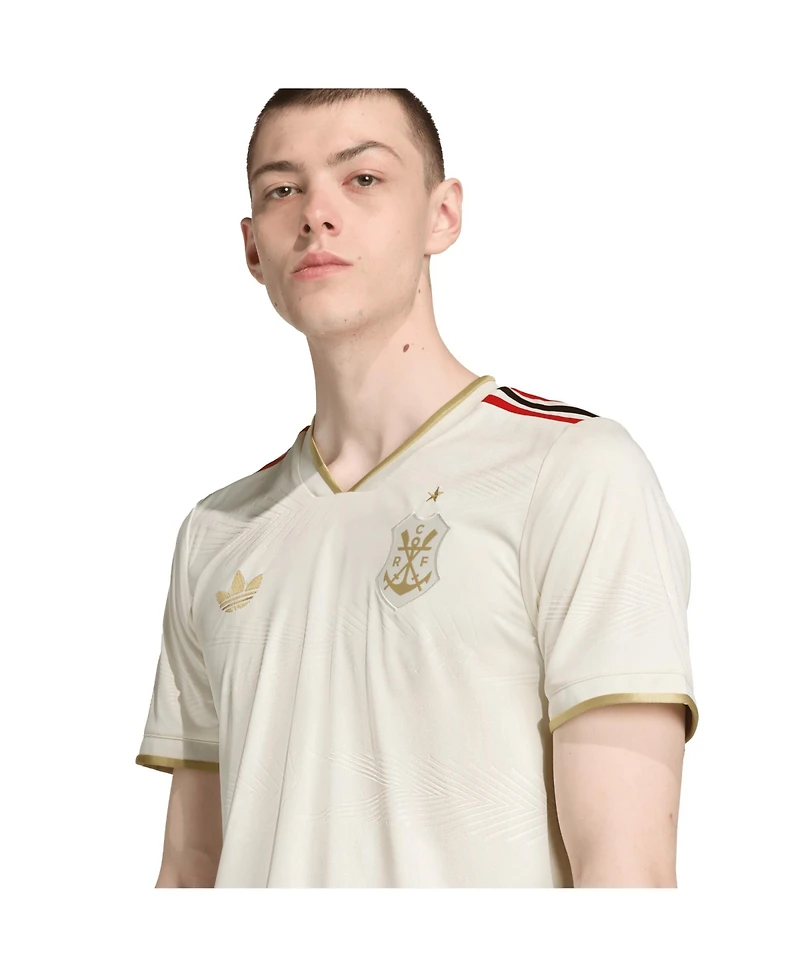 Adidas Men's Tan Cr Flamengo 2025/26 Third Replica Jersey