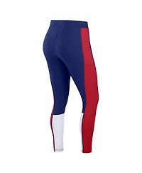 Wear by Erin Andrews Women's Royal/Red New York Giants Color Block Leggings
