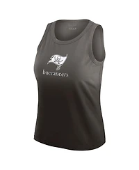 Wear by Erin Andrews Women's x Gracie Hunt Pewter Tampa Bay Buccaneers Ombre Tank Top