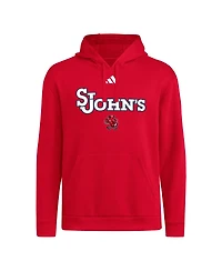 Adidas Men's Red St. John's Storm Pullover Hoodie