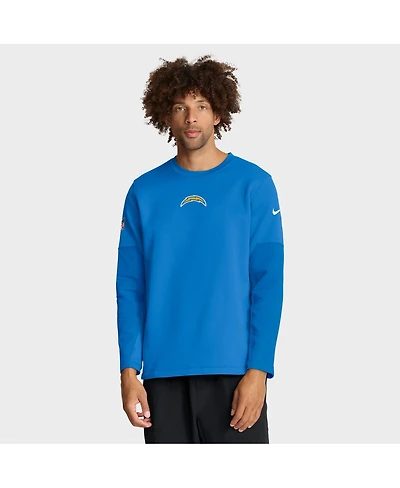 Nike Men's Powder Blue Los Angeles Chargers Sideline Scripted to Win Performance Long Sleeve T-Shirt