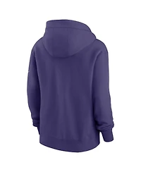 Nike Women's Purple Baltimore Ravens Phoenix Rewind Full-Zip Hoodie