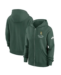 Nike Women's Green Bay Packers Phoenix Rewind Full-Zip Hoodie