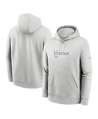 Nike Men's Gray Minnesota Vikings Edge Pack French Terry Club Pullover Hoodie