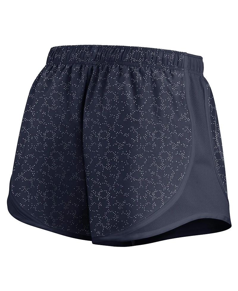 Nike Women's Navy Michigan Wolverines Tempo Pattern Dri-fit Shorts