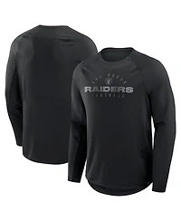 Fanatics Men's Black Las Vegas Raiders Coverage Scheme Long Sleeve T-Shirt