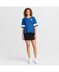 Fanatics Women's Royal Los Angeles Dodgers Curl Route T-Shirt