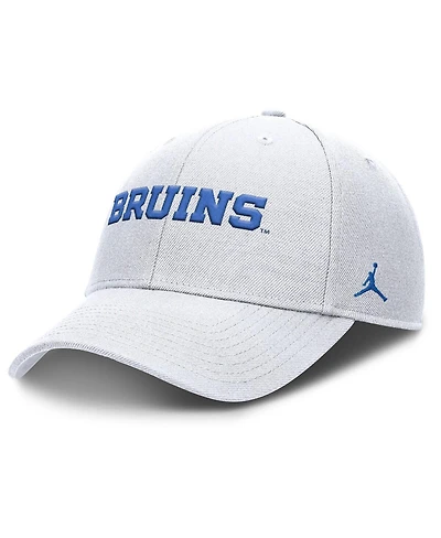 Jordan Men's White Ucla Bruins 2025 On-Field Rise Performance Adjustable Hat
