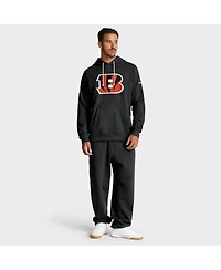 Nike Men's Black Cincinnati Bengals Sideline Standard Issue Initial Home Dri-fit Hoodie