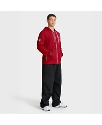 Nike Men's Red Tampa Bay Buccaneers Sideline Standard Issue Utility Player Dri-fit Full-Zip Hoodie