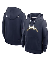 Nike Women's Navy Los Angeles Chargers Sideline Standard Issue Throwback Dri-fit Hoodie