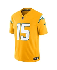 Nike Men's Ladd McConkey Gold Los Angeles Chargers Alternate Charger Power Vapor F.u.s.e. Limited Jersey