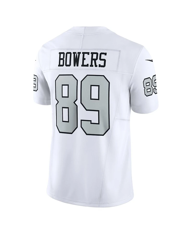 Nike Men's Brock Bowers White Las Vegas Raiders Alternate Vapor F.u.s.e. Limited Jersey