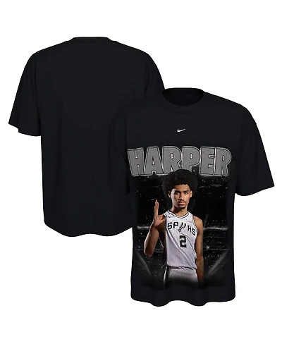 Nike Men's and Women's Dylan Harper Black San Antonio Spurs New Faces x Places T-Shirt