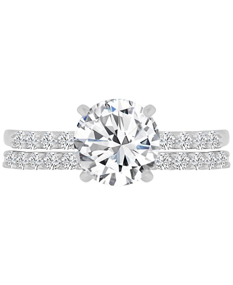Macy's Cubic Zirconia Ring (11.88 ct.t.w.) Sterling Silver