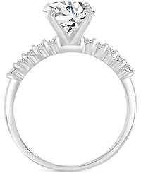 Macy's Cubic Zirconia Ring (11.88 ct.t.w.) Sterling Silver