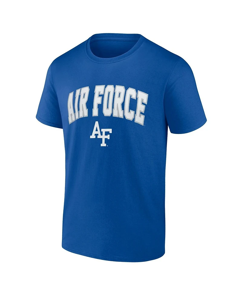 Fanatics Unlabeled Men's Royal Air Force Falcons Basic Logo T-Shirt