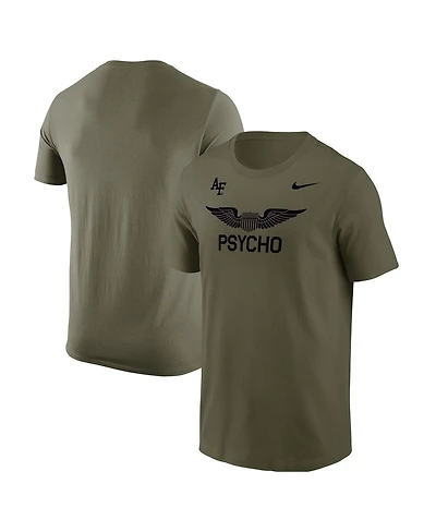 Nike Men's Olive Air Force Falcons Apls Fighting Falcon Collection Rivalry T-Shirt