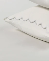 Peri Home Scallop 300-Thread Count Cotton 3-Pc. Sheet Set, Twin