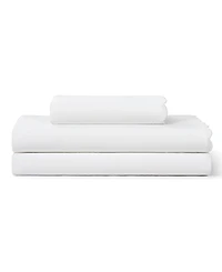 Peri Home Scallop 300-Thread Count Cotton 3-Pc. Sheet Set, Twin