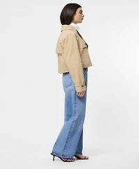 French Connection Women's Cropped Trench Coat