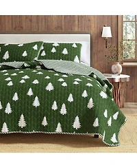 Linery & Co. Lodge Microfiber Quilt Set with Shams