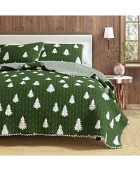Linery Co. Lodge Microfiber Quilt Set With Shams