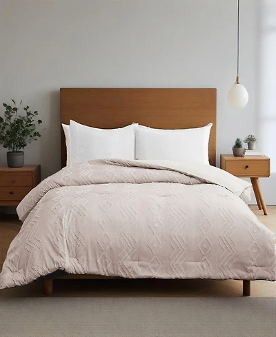 Unikome All Season Textured Jacquard Down Alternative Comforter
