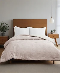 Unikome All Season Textured Jacquard Down Alternative Comforter
