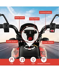 12V Licensed Aprilia Kids Ride On Motorcycle Electric Dirt Bike with Light & Music