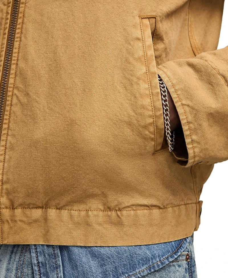 Lucky Brand Men's Canvas Work Long Sleeves Jacket