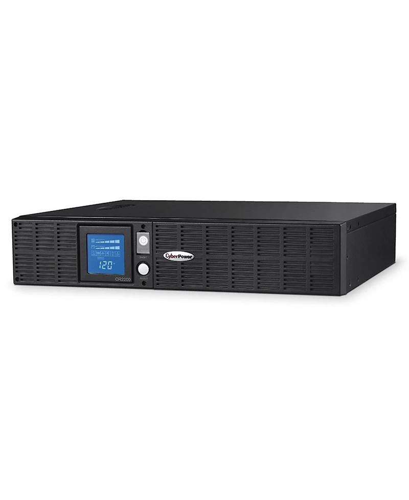 CyberPower OR2200LCDRTXL2U Smart App Intelligent LCD 2190VA Ups, 8 Outlets, 2U Rack Mount