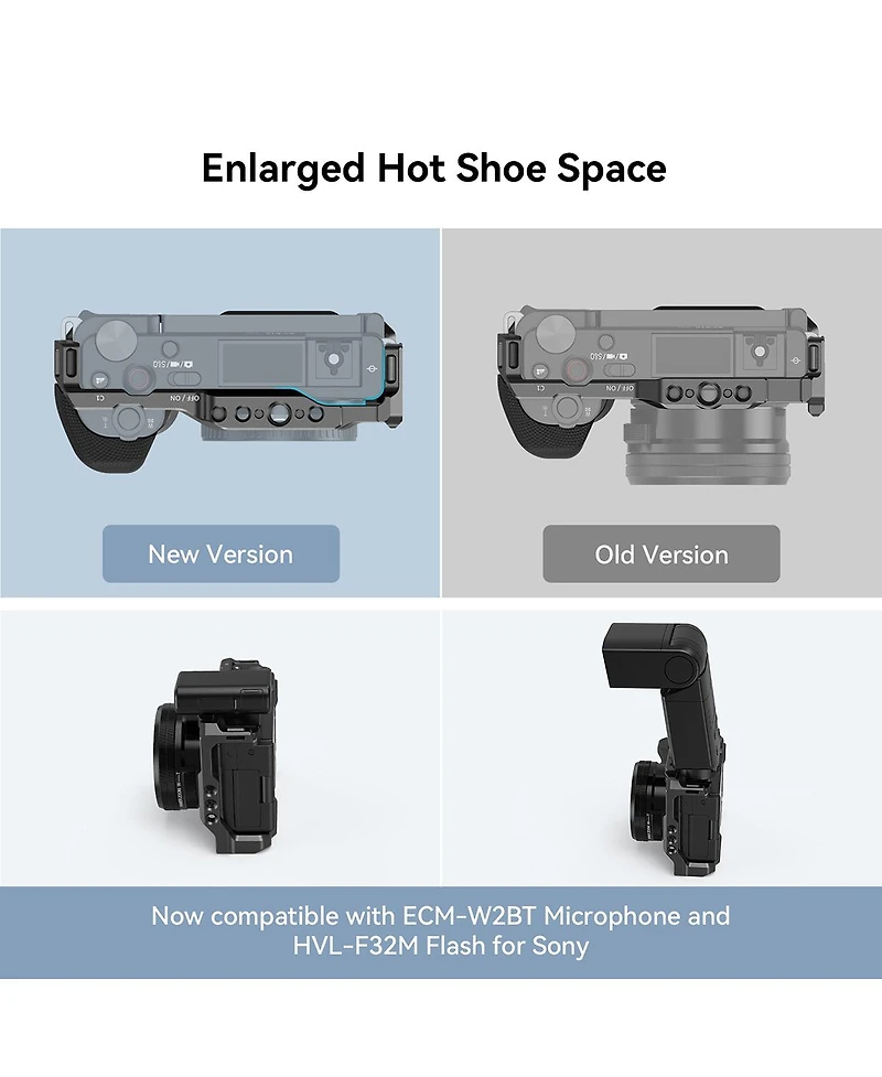 SmallRig Full Camera Cage with Grip for Sony Zv-E10