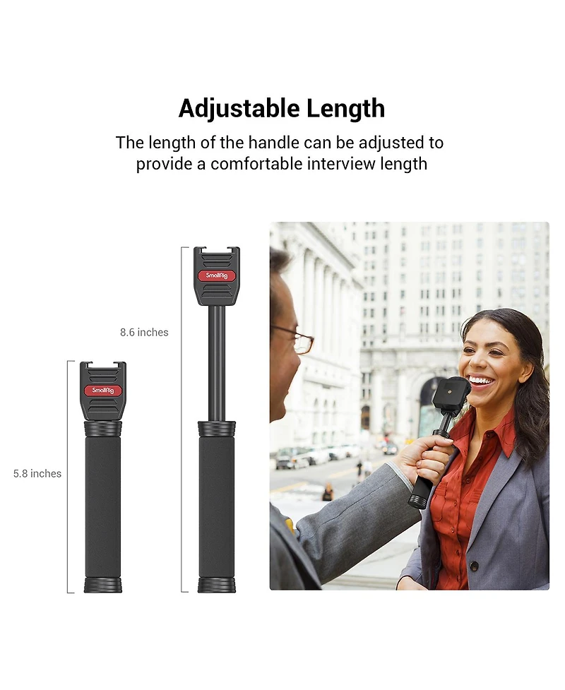 SmallRig 3182 Rode Wireless Go Handle for Interview Using