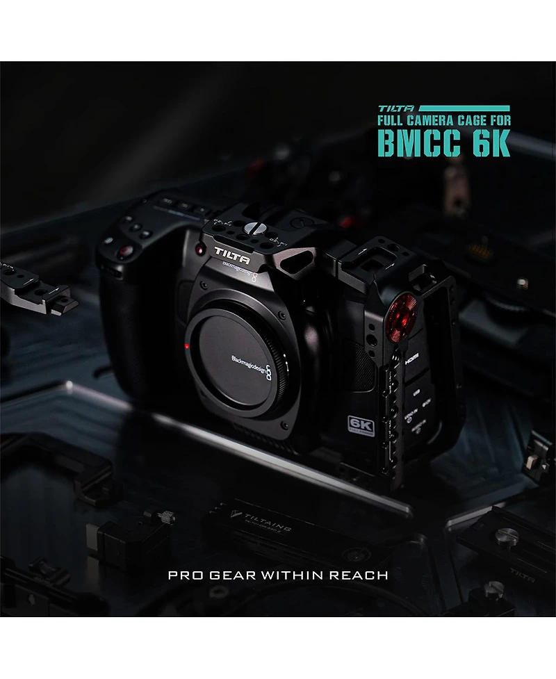 Tilta Full Camera Cage Advanced Kit for Bmcc 6K, Black