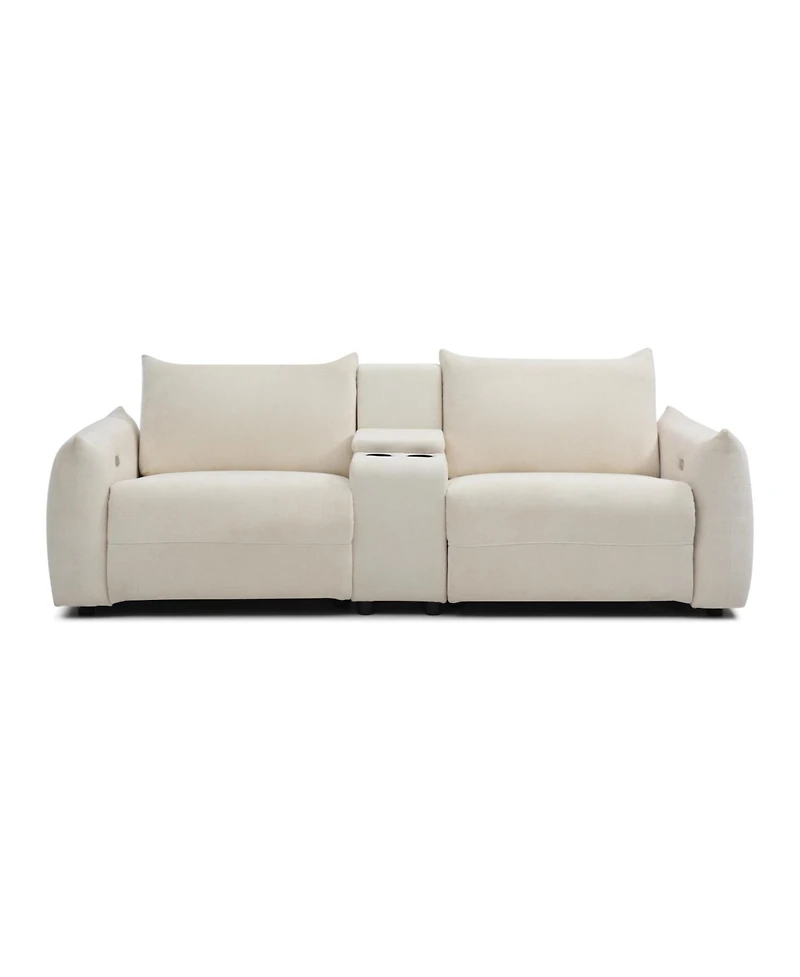 Streamdale Power Lift Sofa with Cup Holders, Usb, Storage, Sleeper, Linen