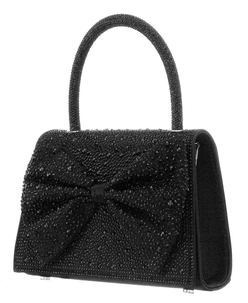 Nina Crystal Magnetic Snap Satchel Bag