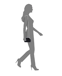 Nina Vintage Style Crystal Handle Frame Clutch