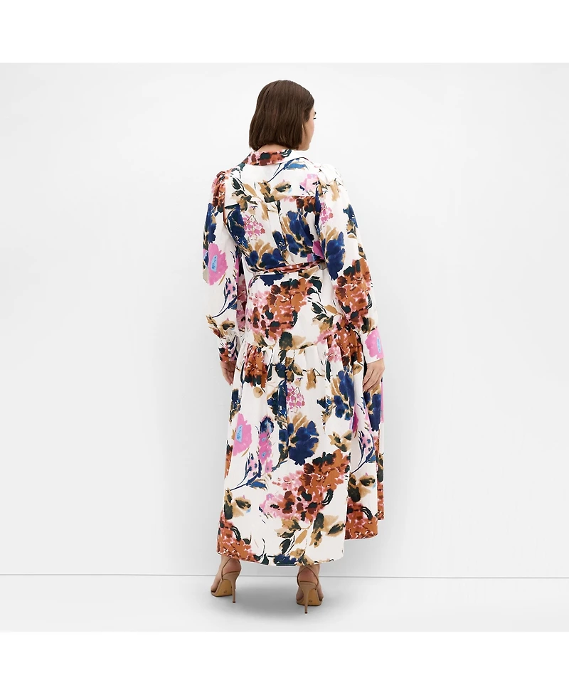 City Chic Women's Ezra Print Maxi Dress