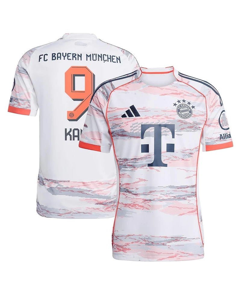 Adidas Men's Harry Kane White Bayern Munich 2025/26 Away Replica Player Jersey