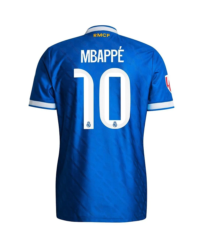 Adidas Men's Kylian Mbappe Blue Real Madrid 2025/26 Third Authentic Player Jersey