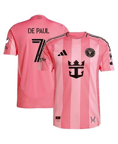 Adidas Men's Rodrigo De Paul Light Pink Inter Miami Cf 2025 Euforia Authentic Player Jersey