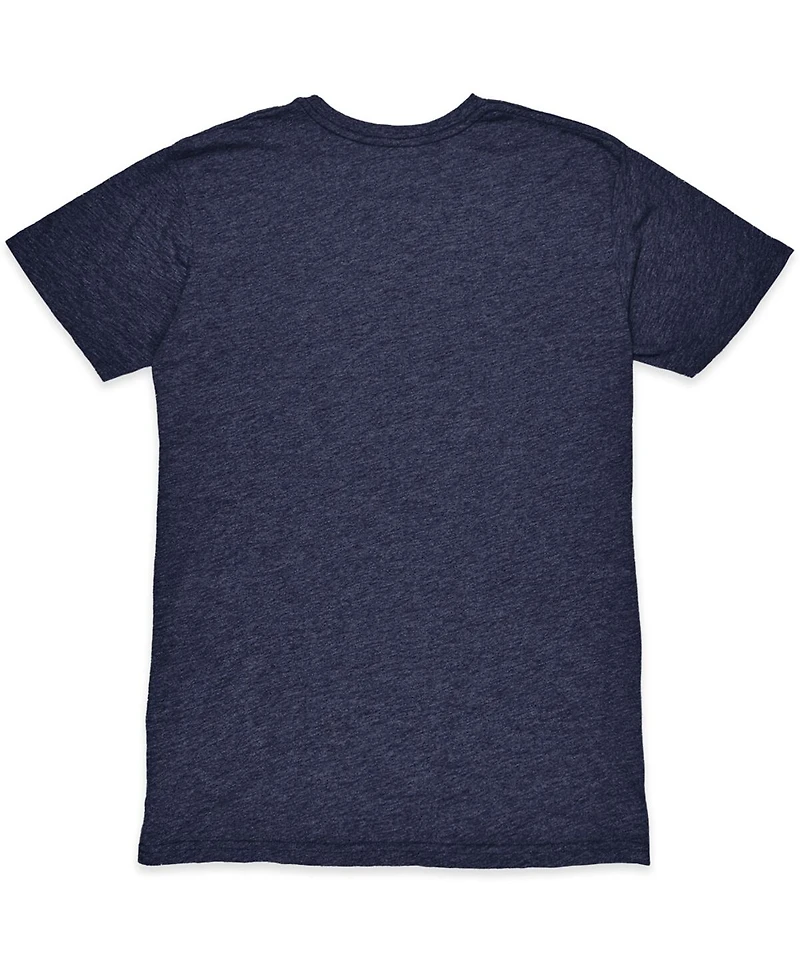 1863FC Men's Heather Navy Atletico de Madrid Wordmark Twisted Tri-Blend Slub T-Shirt