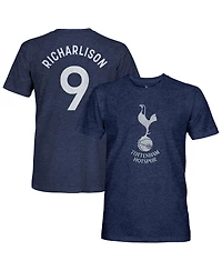 1863FC Men's Richarlison Heather Navy Tottenham Hotspur Player Name Number Twisted Tri-Blend Slub T-Shirt