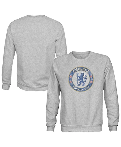1863FC Men's Heather Gray Chelsea Pullover Crewneck Sweatshirt