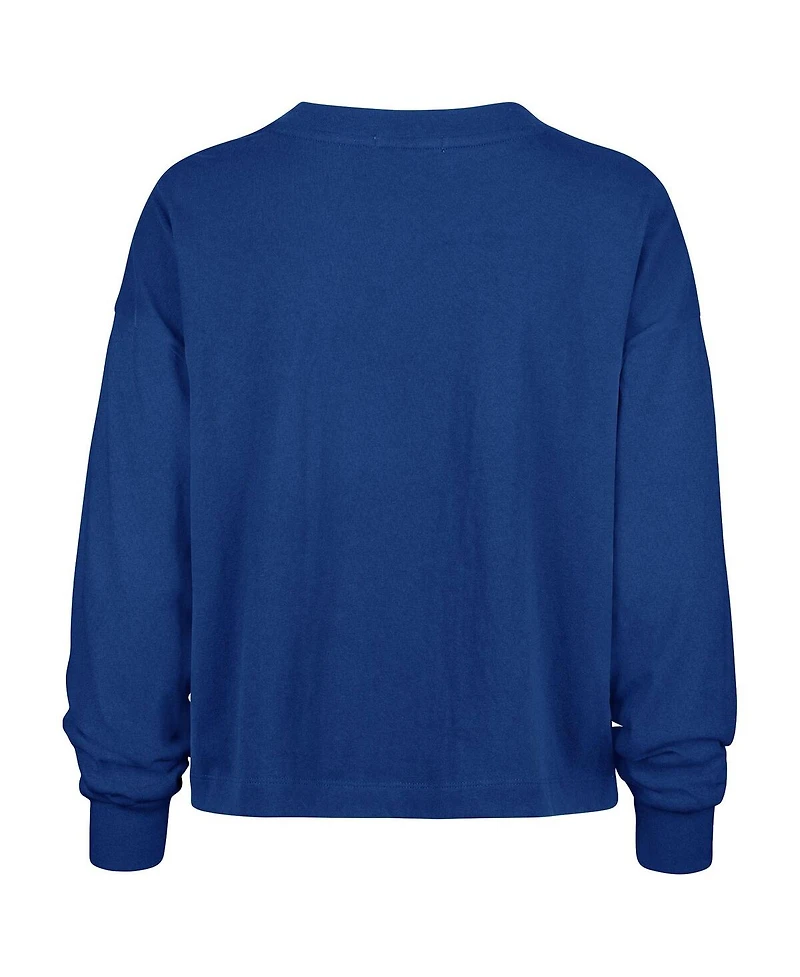 '47 Brand Women's Royal Buffalo Bills Plus Muse Sydney Long Sleeve T-Shirt