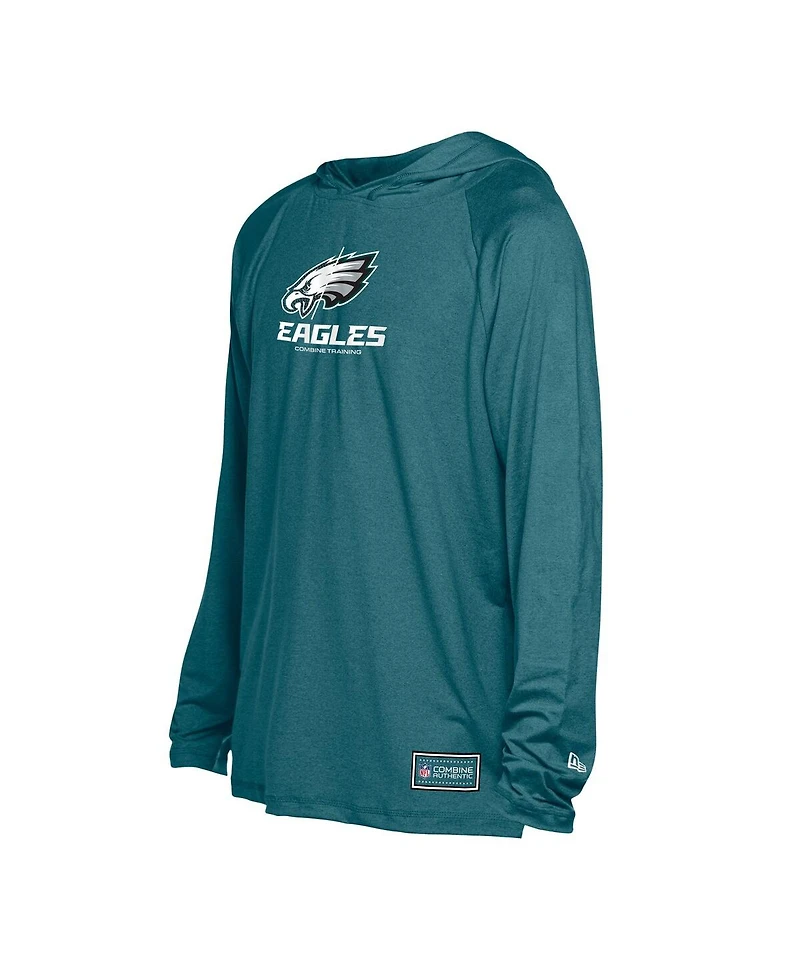 New Era Men's Midnight Green Philadelphia Eagles Functional Fandom Hoodie