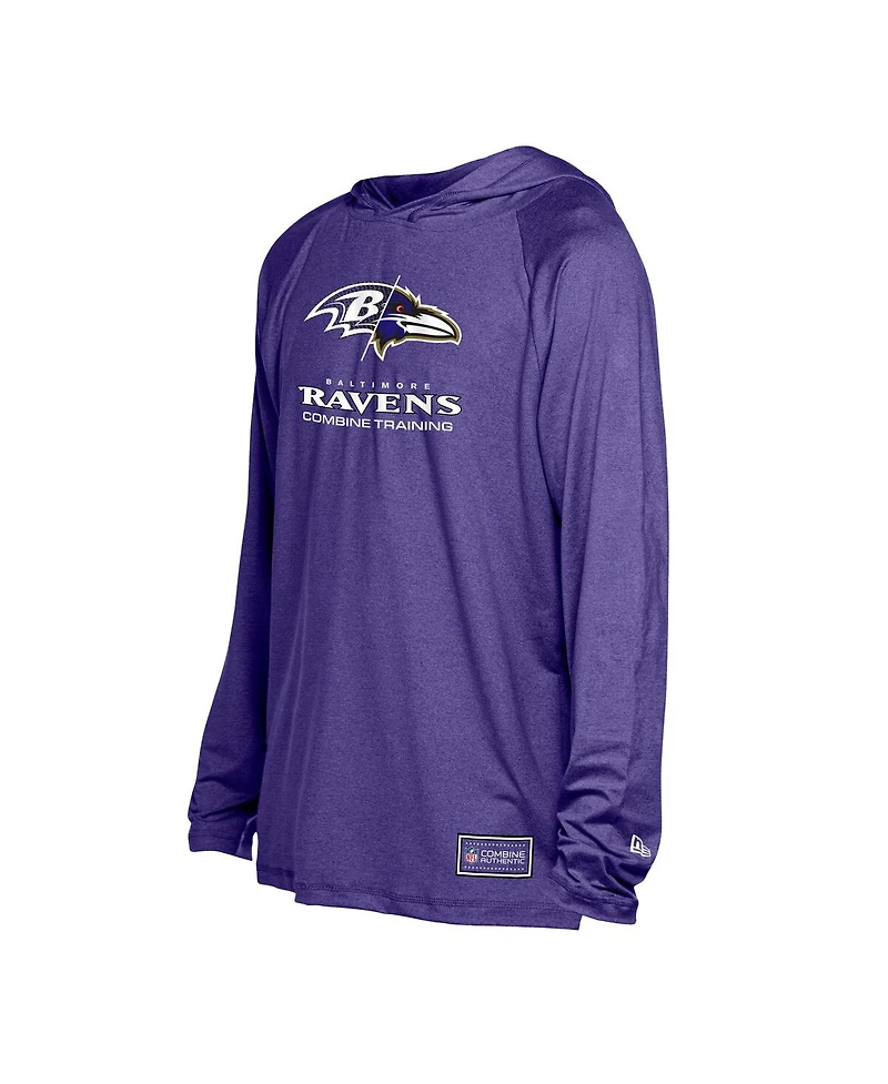 New Era Men's Purple Baltimore Ravens Functional Fandom Hoodie