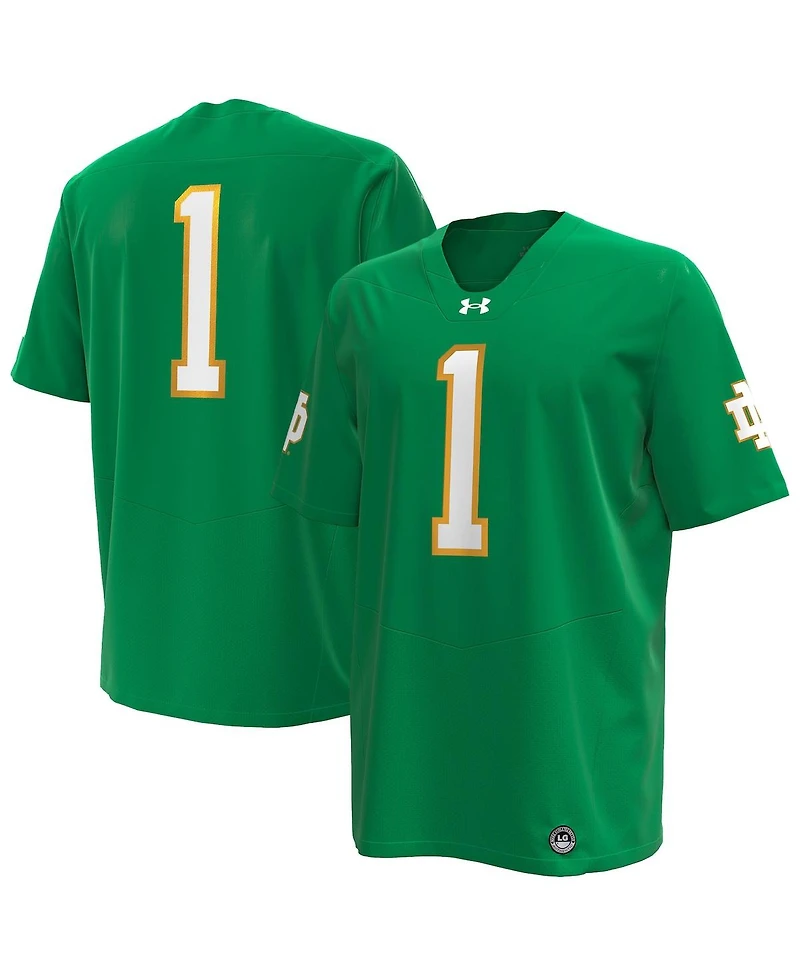 Under Armour Men's Kelly Green Notre Dame Fighting Irish Premier Football Jersey