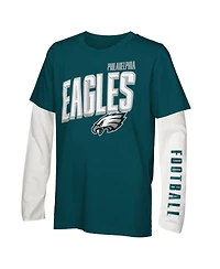 Outerstuff Preschool Philadelphia Eagles the Mix Combo T-Shirt Set